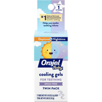 Gel giảm đau mọc răng Orajel Baby Daytime & Nighttime Cooling Gels for Teething