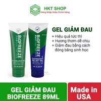 Gel giảm đau nhức xuyên đêm Biofreeze Menthol Pain Relieving Mỹ 89ml - HKT shop