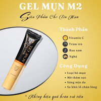 Gel giảm mụn và thâm Skin Care Acne M2 chiết xuất từ nghệ, Vitamin C và tràm tràm 15g