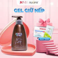 Gel giữ nếp tóc, tạo kiểu dưỡng tóc nam nữ phồng tóc, mềm mại ARGAN OIL nuspa 280ml - Mỹ phẩm Divi