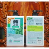 Gel gội dưỡng tóc Men Code Blow Hemp 630ml