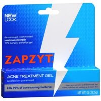 Gel hỗ trợ cái thiện mụn Zapzyt Maximum Strength 10% Benzoyl