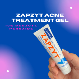 Gel hỗ trợ điều trị mụn Zapzyt Maximum Strength 10% Benzoyl