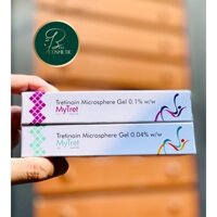 Gel Hỗ Trợ Giảm Mụn Chống Lão Hoá Mytret Tretinoin Microsphere Gel 0.04% - 0.01%