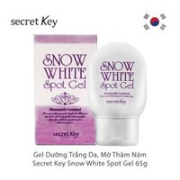 Gel hỗ trợ trị thâm da và dưỡng trắng cơ thể Secret Key Snow White Spot Gel 65g