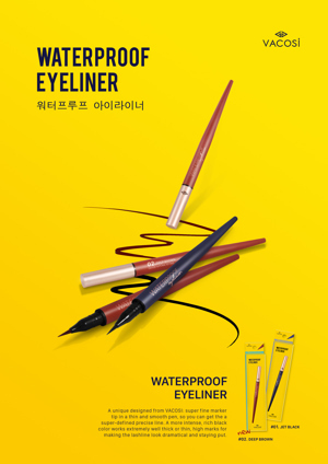 Gel kẻ viền mắt Vacosi Gel EyeLiner Natural Studio 5g