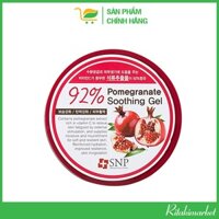 Gel Làm Dịu Da Chiết Xuất Trái Lựu Pomegranate 92% Soothing Gel