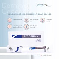 Gel làm mờ sẹo Fixderma Scar - 7g & 15g [NHẬP KHẨU CHÍNH HÃNG 100%]