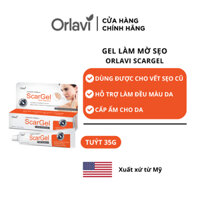 Gel làm mờ sẹo Orlavi Scargel 35ml - giúp mờ sẹo mụn, sẹo phẫu thuật, sẹo bỏng, sẹo thâm, sẹo cũ DH