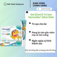 Gel làm mờ sẹo và làm phẳng sẹo lồi, sẹo thâm cho bé Dermatix Ultra Kids 5g