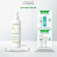 Gel làm sạch dịu da A-Derma DERMALIBOUR+ Foaming Cica-Gel cho da kích ứng, ửng đỏ và da nhạy cảm