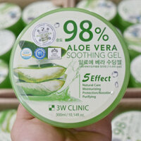 Gel Lô Hội 3W Clinic 98% Aloe Vera Soothing Gel