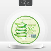 Gel lô hội dưỡng đa năng NATURE REPUBLIC Soothing Moisture Aloe Vera 92 Soothing Gel 300ml