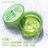 Gel lô hội dưỡng đa năng NATURE REPUBLIC Soothing & Moisture Aloe Vera 92% Soothing Gel 300ml