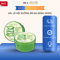 Gel lô hội Soothing & Moisture Aloe Vera 92% Nature Republic 300ml - Gel nha đam đa năng - mỹ phẩm ola