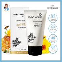 Gel loại bỏ mụn, ngừa thâm sẹo New Zealand Living Nature Manuka Honey Gel 50ml