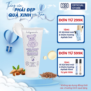 Gel massage chiết xuất hạnh nhân Babycoccole 75ml 0M+