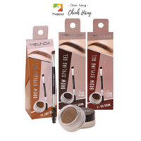 Gel màu tạo kiểu lông mày MEILINDA Brow Styling Gel kèm cọ Thái Lan