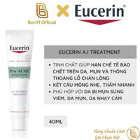 Gel mụn Eucerin Pro Acne A.I Clearing Treatment 40ml giảm mụn chỉ sau 1 tuần