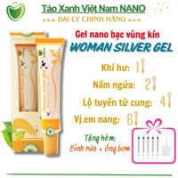 Gel nano bạc phụ khoa làm sạch, khử mùi, gel vệ sinh phụ nữ Woman Silver Gel - Táo Xanh Việt Nam