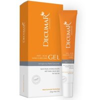 Gel ngừa mụn nano curcumin Decumar 20 gram