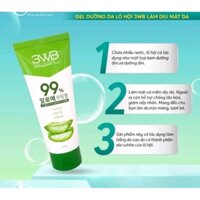 Gel nha đam Hàn Quốc đa năng Aloe Vera Soothing Gel 150g chiết xuất nha đam 99% giúp dưỡng ẩm làm dịu da giảm kích ứng