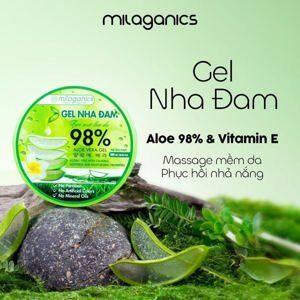 Gel nha đam Milaganics 98% Aloe Vera Gel 300ml