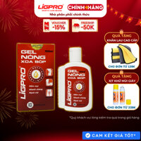 Gel nóng xoa bóp LIGPRO 100ml Dầu xoa bóp thảo dược thiên nhiên Thiết kế con lăn massasge