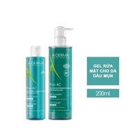 Gel Rửa Mặt Cho Da Dầu Mụn, Nhạy Cảm A-Derma Phys-AC Purifying Foaming Gel 200ml