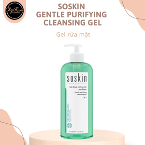 Gel Rửa Mặt Cho Da Mụn Soskin Gentle Purifying Cleansing Gel 250ml