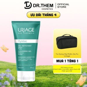 Gel rửa mặt cho da nhờn mụn, da hỗn hợp Uriage Hyséac Gel Nettoyant 150ml