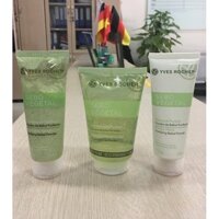 Gel rửa mặt da nhờn,da hỗn hợp; tẩy da chết, mặt nạ  Yves rocher kiểm soát dầu thừa