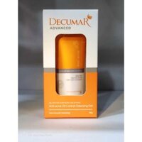 Gel rửa mặt Decumar Advanced cân bằng độ PH, kiểm soát nhờn cho da mụn hiệu quả 50g