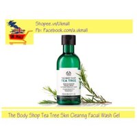 Gel Rửa Mặt GIẢM MỤN, KIỀM DẦU The Body Shop Tea Tree Skin Clearing Facial Wash