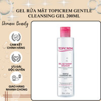 Gel rửa mặt không chứa xà phòng dành cho da khô và nhạy cảm - TOPICREM Gentle Cleansing Gel 200ml