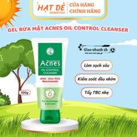 Gel Rửa Mặt Làm Sạch Sâu, Kiểm Soát Nhờn Acnes Oil Control Cleanser 100g