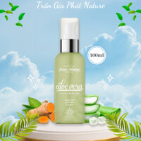 Gel rửa mặt nghệ, nha đam, trà xanh Aloe Vera Facial Wash - Dear Nature (Khỏe Tự Nhiên)