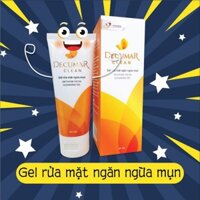 Gel rửa mặt ngừa mụn Decumar clean 100g