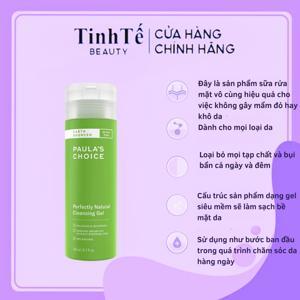 Gel rửa mặt nguồn gốc thiên nhiên Paula’s Choice Earth Sourced Perfectly Natural Cleansing Gel 200ml