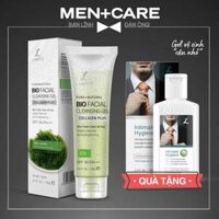 Gel Rửa Mặt Sinh Học Đẹp Da Collagen+  Rong Nho Biển 100ml TẶNG Gel Vệ Sinh Vùng Kín 100ml LANGCE cho Nam