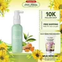 Gel rửa mặt trà xanh nha đam Dear Nature Aloe Vera sạch da ngừa mụn cấp ẩm an toàn cho da nhạy cảm