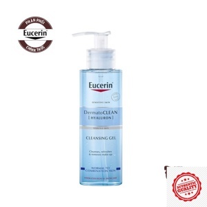 Gel rửa mặt tươi mát Eucerin Dermatoclean