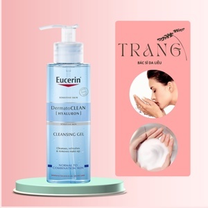 Gel rửa mặt tươi mát Eucerin Dermatoclean