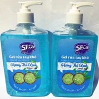 Gel rửa tay khô 600ml hương trà xanh SPCA