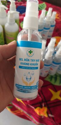 Gel rua tay kho  khang khuan 100ml diet khuan bao ve 99.99