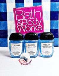 Gel rửa tay khô mini Bath & Body Works - Ocean - PocketBac Anti-bacterial Hand Gel