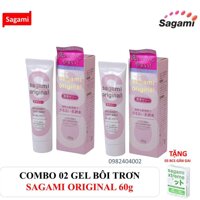 [GEL SAGAMI] COMBO 02 Gel bôi trơn Sagami Original 60g