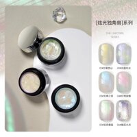 Gel Sơn Móng Tay Mùa Hè Mới Lấp Lánh Kỳ Lân Ngọc Trai Series Màu Sơn Móng Tay Nghệ Thuật Màu Đặc Biệt Gel Sáng Bóng