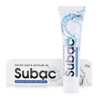 Gel Su bạc, Subạc 25g- Gel bôi kháng khuẩn và làm sạch da