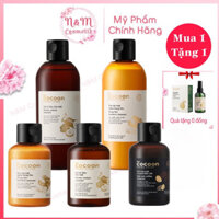 Gel sữa rửa mặt Cocoon: bí đao/nghệ/hoa hồng & cà phê Cocoon 140ml/310ml
